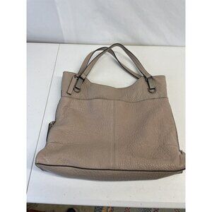 Vince Camuto Taupe Leather Shoulder Bag